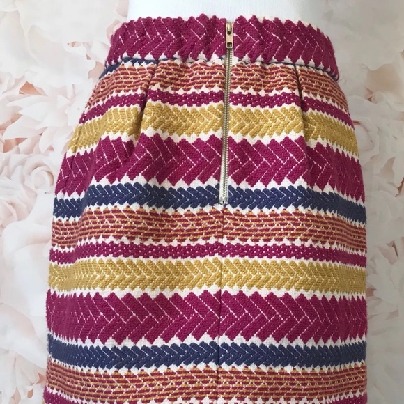 Anthropologie Nomad Morgan Carper Jacquard Skirt - Picture 5 of 6